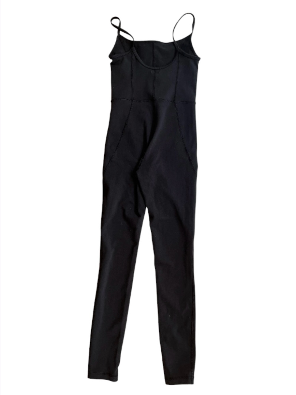 Wilfred Free Aritzia Le Fou Pointe Balletcore Athleisure Black Stappy Jumpsuit - Picture 6 of 11